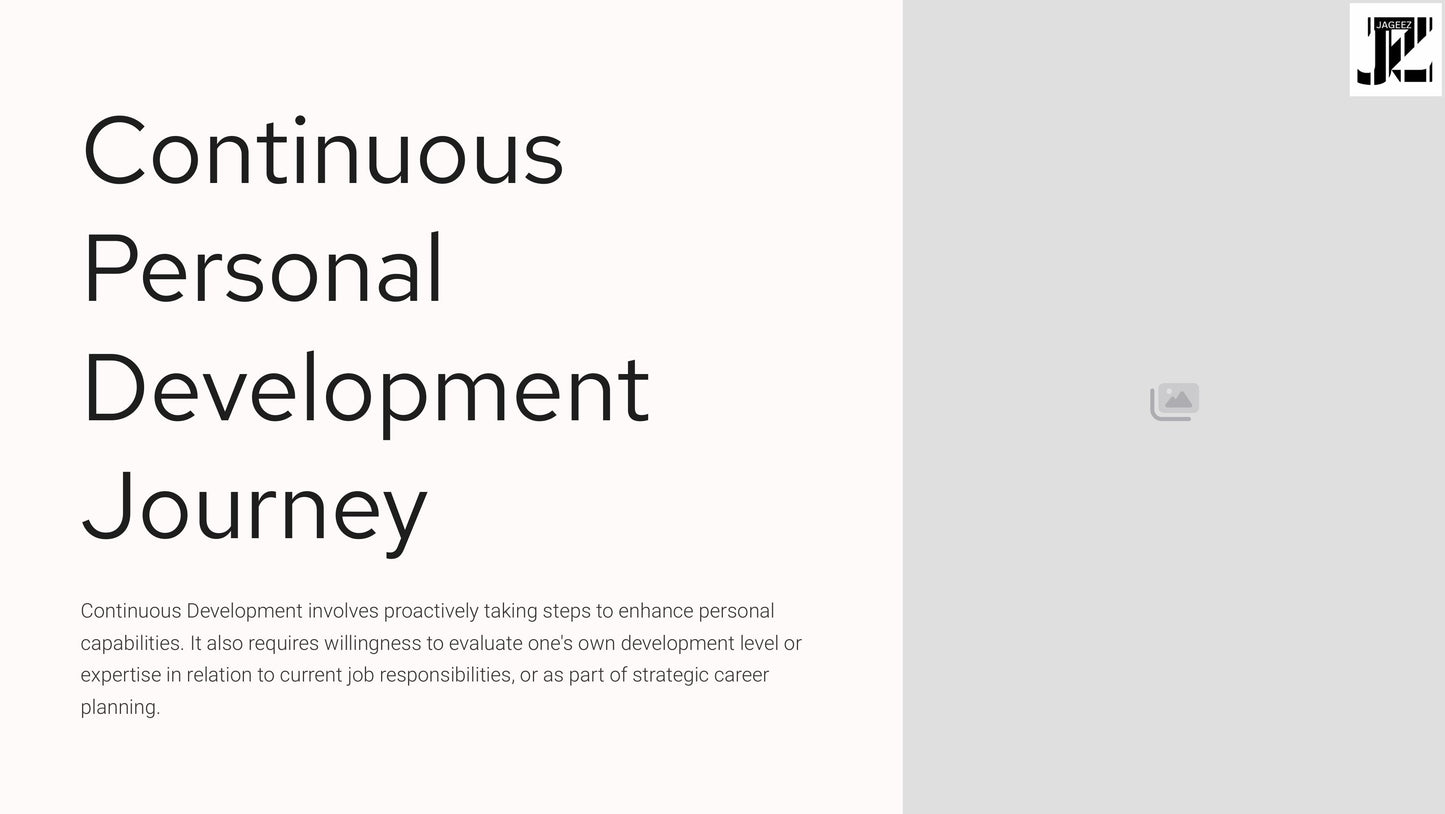 Continuous Personal Development Journey